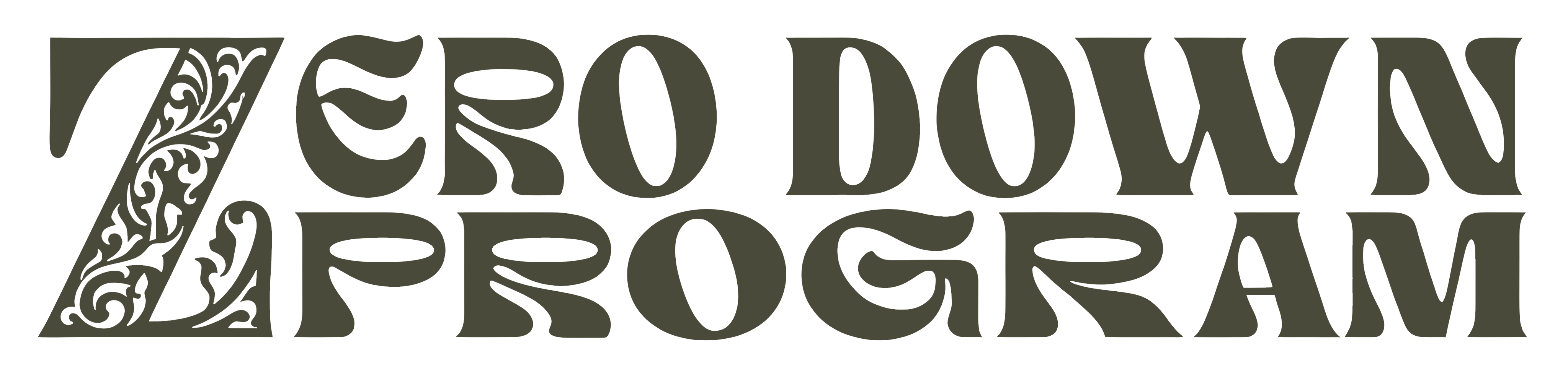 Zero Down Program Logo